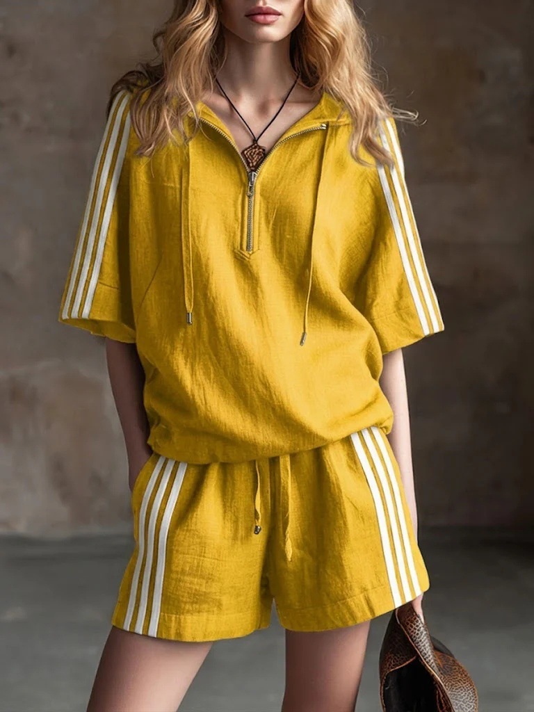 Casual Loose-fitting Two-piece Sportswear Set 3 Casual Loose-fitting Two-piece Sportswear Set - Image 3