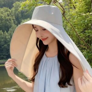 Beach Sun Hat, Neck UV Protection Sun Hat