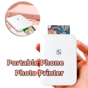 Portable Wireless Color Photo Printer – USB & Bluetooth Thermal Sublimation