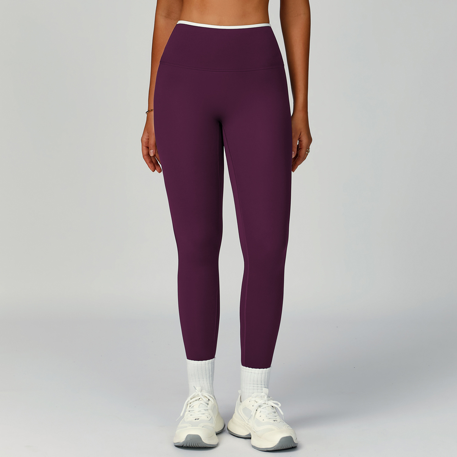 Yoga Pants High-Waist Contrasting Color Quick-Dry Trousers 3 Yoga Pants High-Waist Contrasting Color Quick-Dry Trousers - Image 3