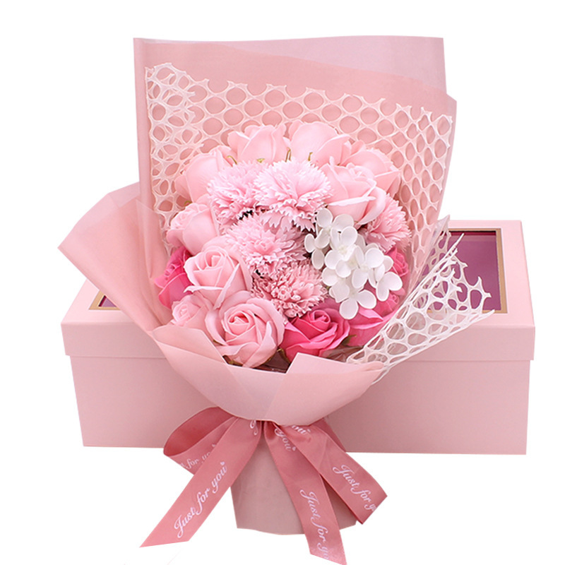 Valentine's Day Gift 19 Rose Soap Bouquet Gift Box 1 Valentine's Day Gift 19 Rose Soap Bouquet Gift Box