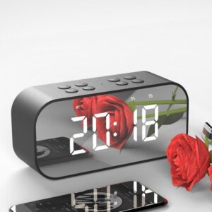 Wireless Bluetooth Speaker With LED Display Clock