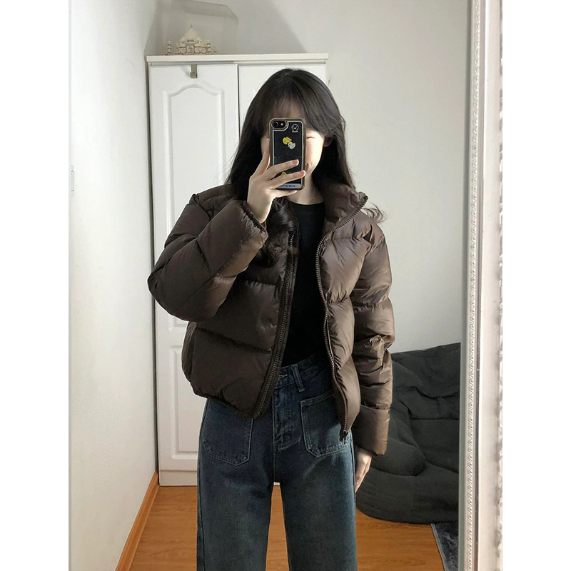 Women's Short Puffer Down Jacket Coats 4 Women's Short Puffer Down Jacket Coats - Image 4