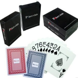 Poker Club Plastic Cards