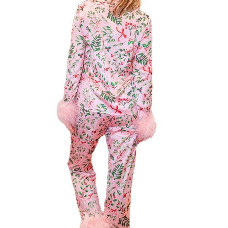Women's Parent-child Wear Printing Suit Home wear 2 Women's Parent-child Wear Printing Suit Home wear - Image 2
