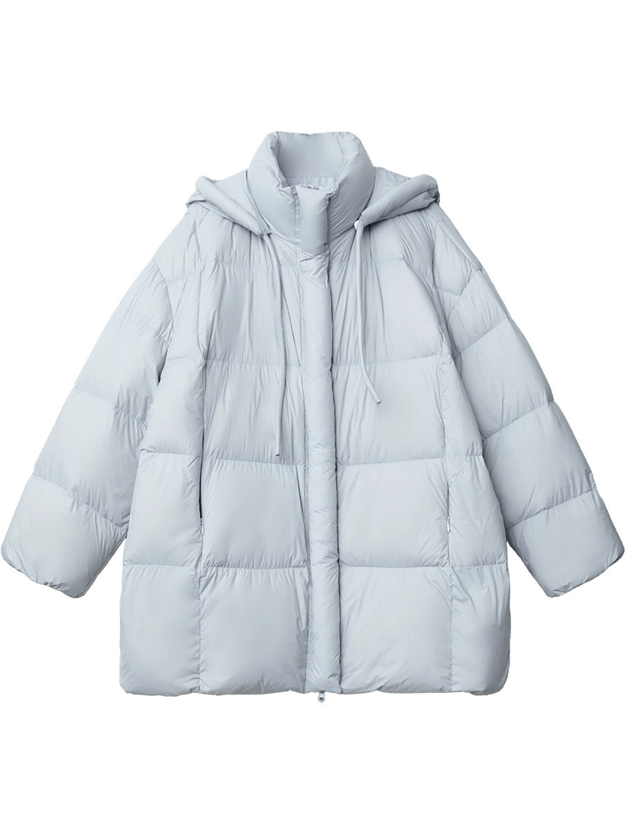 Mid-length 90 Short Puffer Down Jacket Coats Three-proof Jacket 2 Mid-length 90 Short Puffer Down Jacket Coats Three-proof Jacket - Image 2