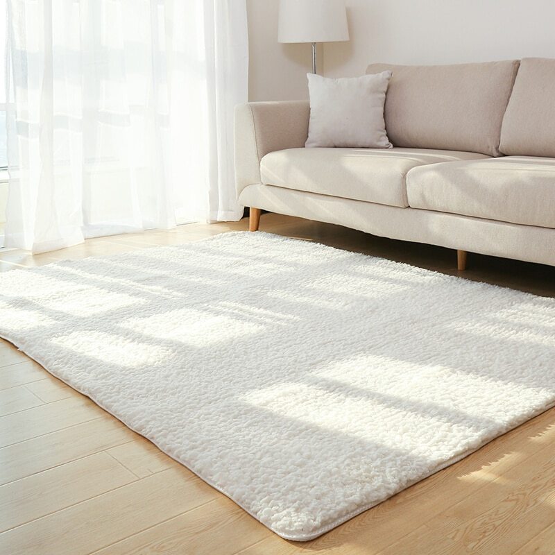 Living Room Rug Area Solid Carpet Fluffy Soft Home Decor White Plush Carpet Bedroom Carpet Kitchen Floor Mats White Rug Tapete 1 Living Room Rug Area Solid Carpet Fluffy Soft Home Decor White Plush Carpet Bedroom Carpet Kitchen Floor Mats White Rug Tapete