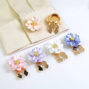 Floral Magnetic Brooch Lightweight Decorative Accessory