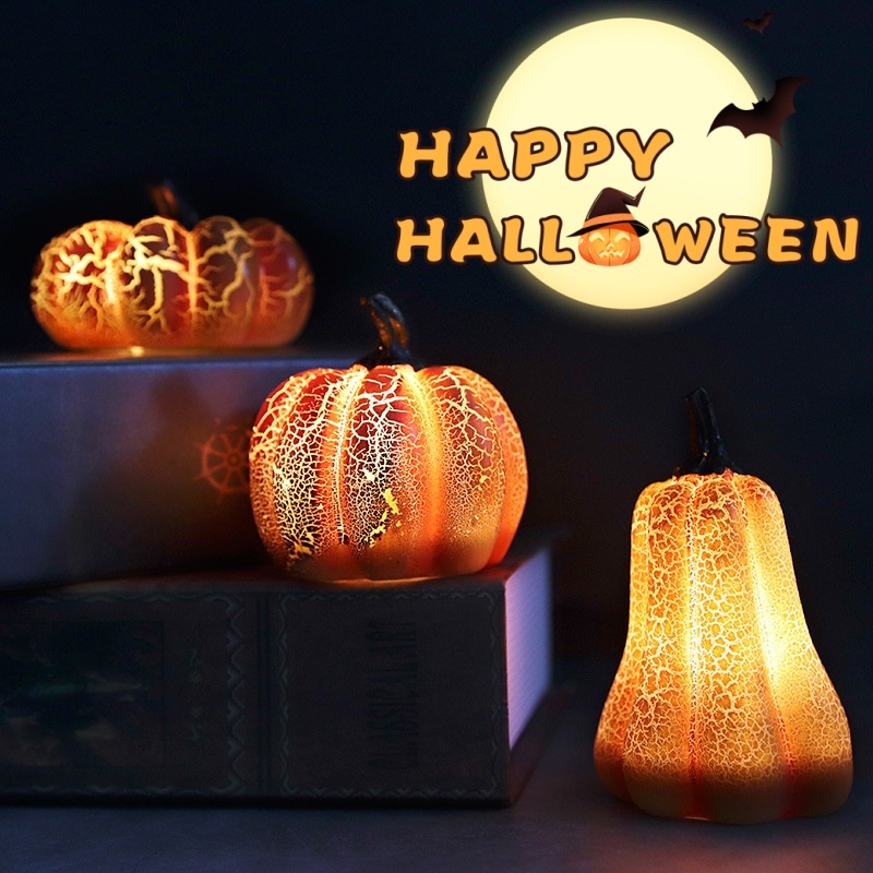 New Halloween Pumpkin Lantern Simulation Pumpkin LED Candle Lamp Resin Luminous Pumpkin 1 New Halloween Pumpkin Lantern Simulation Pumpkin LED Candle Lamp Resin Luminous Pumpkin