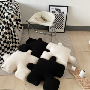 Fashion Stuffed Creative Puzzle Shaped Pillow Modern Sliceable Cushion Throw Pillow Living Room Waist Cushion Home Decoration