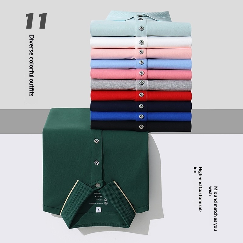 High-end Ice-silk Quick-drying NIO Workwear Short-sleeve Shirt 9 High-end Ice-silk Quick-drying NIO Workwear Short-sleeve Shirt - Image 9