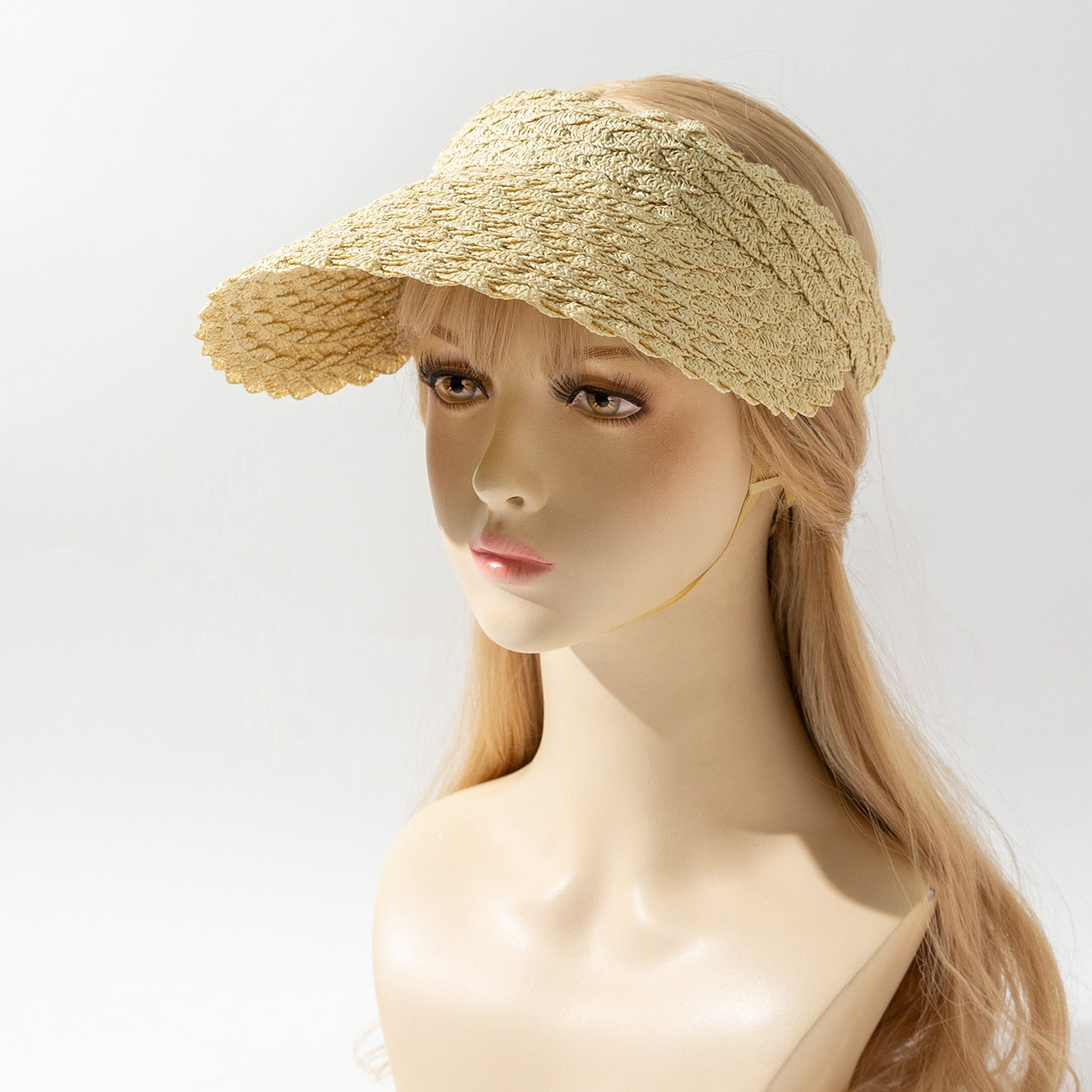 Summer And Spring Women's Wide-brimmed Sun-protective Casual Straw Hat Suitable For Outdoor Travel, Mountain Climbing And Daily Commuting 8 Summer And Spring Women's Wide-brimmed Sun-protective Casual Straw Hat Suitable For Outdoor Travel, Mountain Climbing And Daily Commuting - Image 8