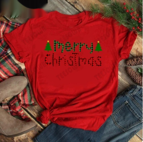 Merry Christmas Women's Casual T-shirt 6 Merry Christmas Women's Casual T-shirt - Image 6