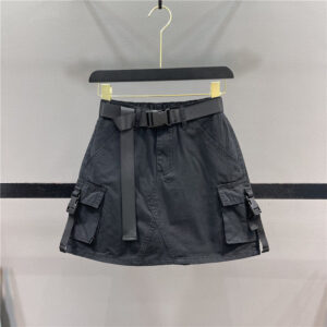 New Fashionable And Casual Pocket Bodycon Mini Skirt