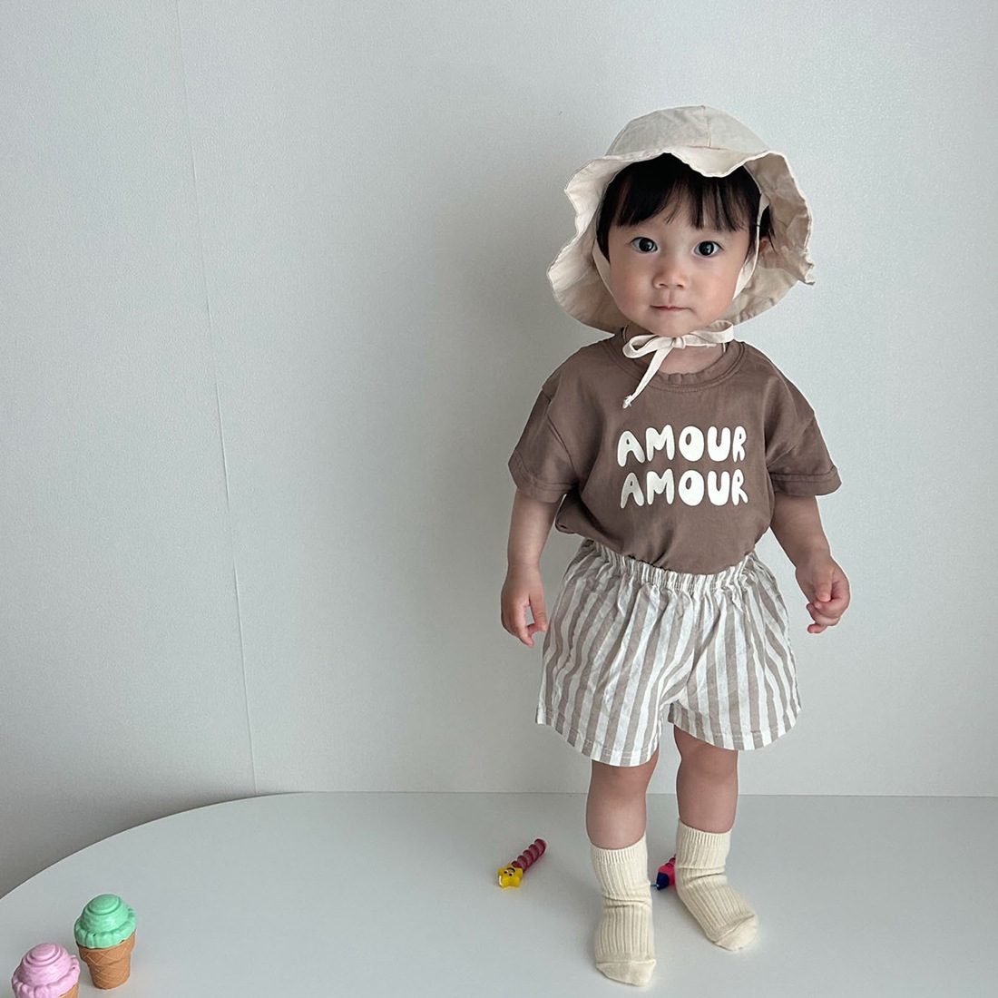 Baby Short-sleeve T-shirts Summer Clothes For Boys And Girls 6 Baby Short-sleeve T-shirts Summer Clothes For Boys And Girls - Image 6