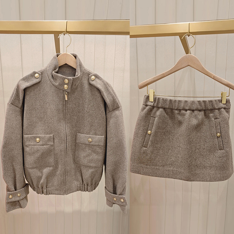 Women's Jacket And Ultra-short Skirt Set 2 Women's Jacket And Ultra-short Skirt Set - Image 2