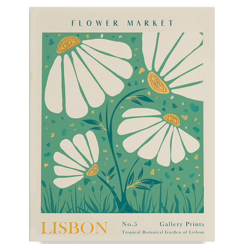 Plant And Flower Art Canvas Core Poster 7 Plant And Flower Art Canvas Core Poster - Image 7