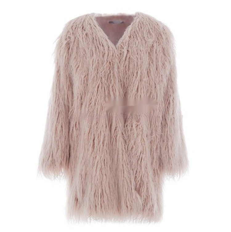 New Haining Fur Coat Mid-length Style 6 New Haining Fur Coat Mid-length Style - Image 6