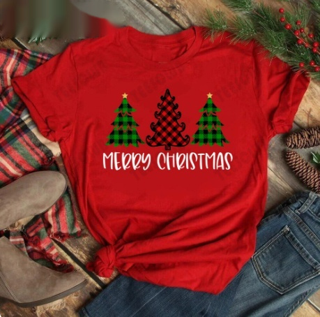 Merry Christmas Women's Casual T-shirt 7 Merry Christmas Women's Casual T-shirt - Image 7