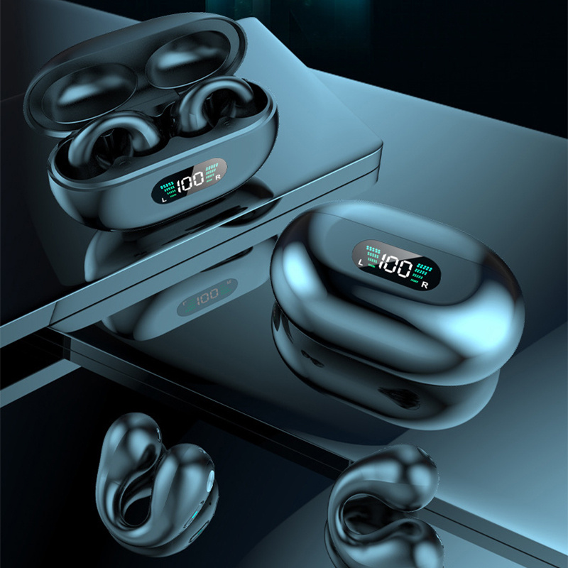 Bone Conduction Headphones TWS Earbuds Ear Clip Bluetooth 5.3 Touch Wireless 10 Bone Conduction Headphones TWS Earbuds Ear Clip Bluetooth 5.3 Touch Wireless - Image 10