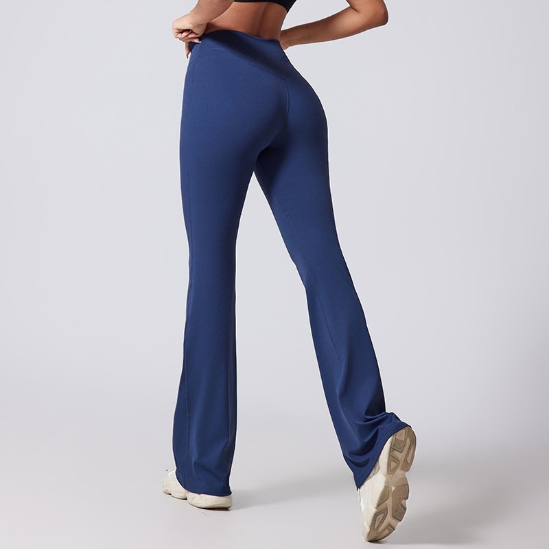 Women's Wide-leg High-waisted Slim-fit Flared Pants 4 Women's Wide-leg High-waisted Slim-fit Flared Pants - Image 4