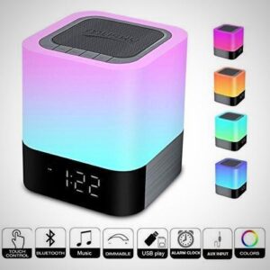 Bluetooth Speaker LED Display Clock, Alarm Clock | Built-in Battery
