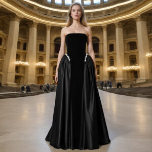 Design A Strapless Maxi Dress For Women