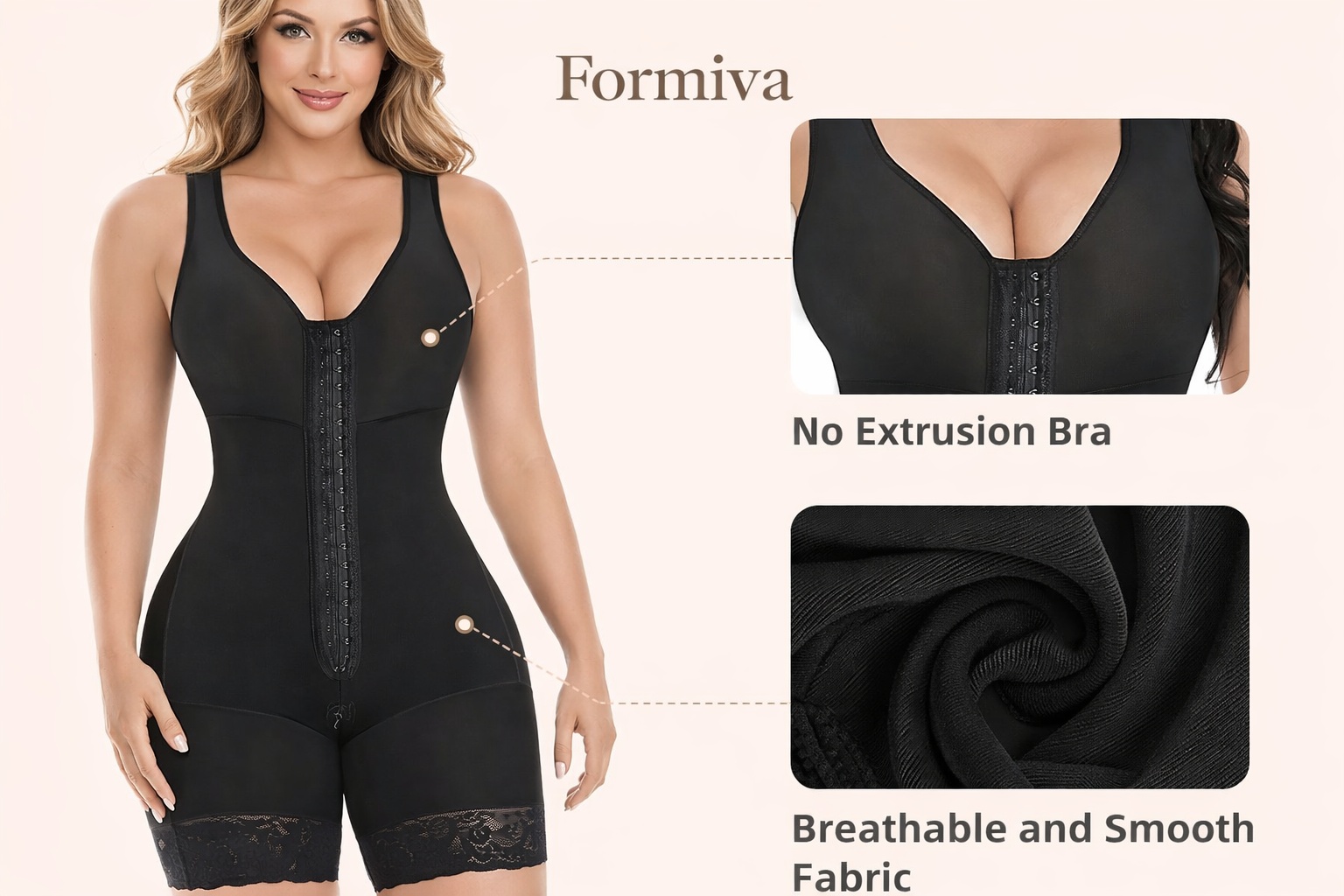 Fajas Colombian Shapewear For Women Tummy Control Full Shapewear Butt Lifter With Zipper Crotch 4 Fajas Colombian Shapewear For Women Tummy Control Full Shapewear Butt Lifter With Zipper Crotch - Image 4