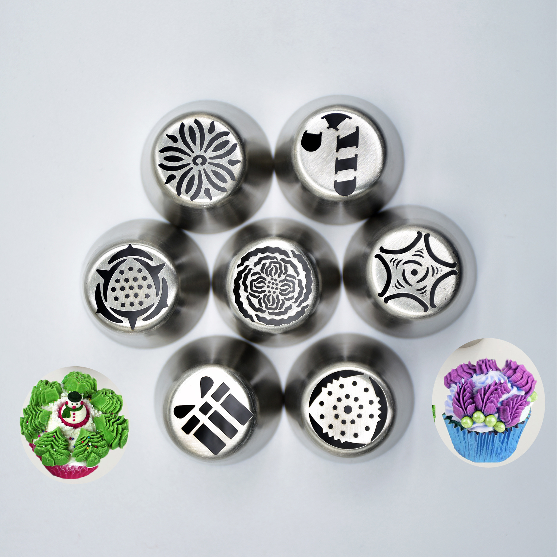 DIY Series Stainless Steel Christmas Decorating Mouth 30 Variety of Cakes Decoration Tools 10 DIY Series Stainless Steel Christmas Decorating Mouth 30 Variety of Cakes Decoration Tools - Image 10