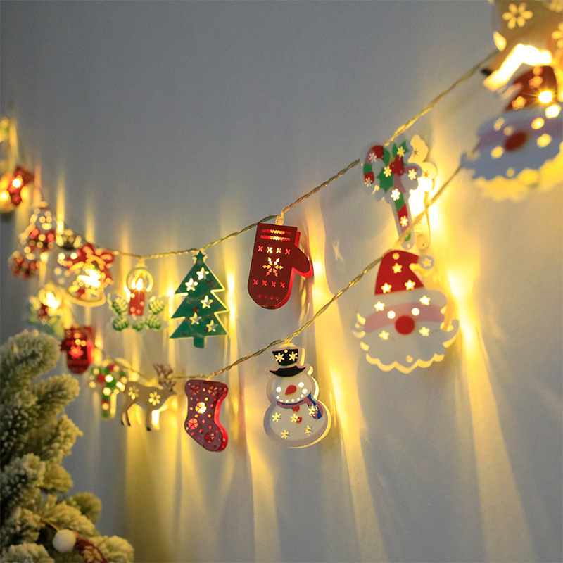 Christmas LED Light String Santa Claus Elk Snowman Xmas Ornament String Light Christmas Decorations New Year Navidad Gift 4 Christmas LED Light String Santa Claus Elk Snowman Xmas Ornament String Light Christmas Decorations New Year Navidad Gift - Image 4