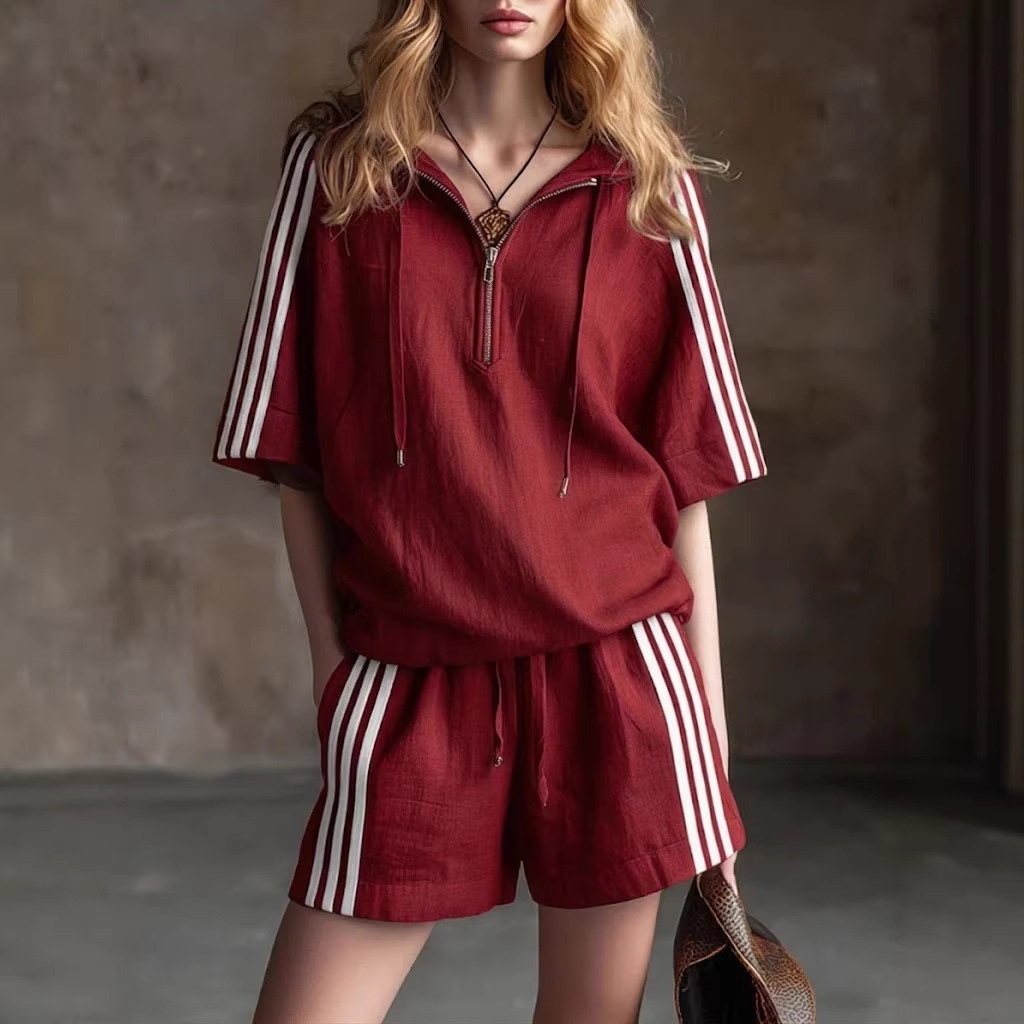 Casual Loose-fitting Two-piece Sportswear Set 6 Casual Loose-fitting Two-piece Sportswear Set - Image 6