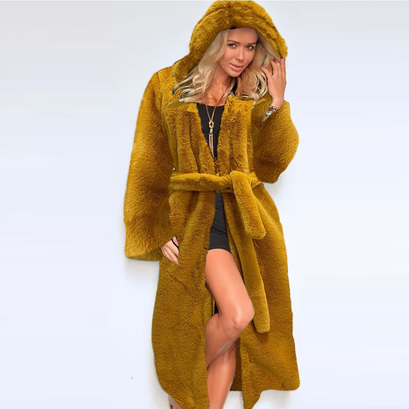Thickened Long Faux Fur Parka-style Coat 8 Thickened Long Faux Fur Parka-style Coat - Image 8