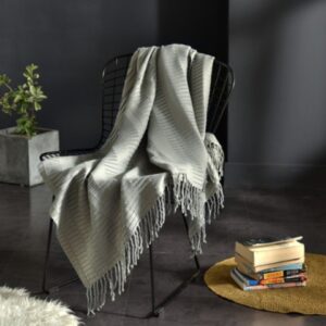 Fringed Knitted Small Blanket Napping Blanket Sofa Blanket
