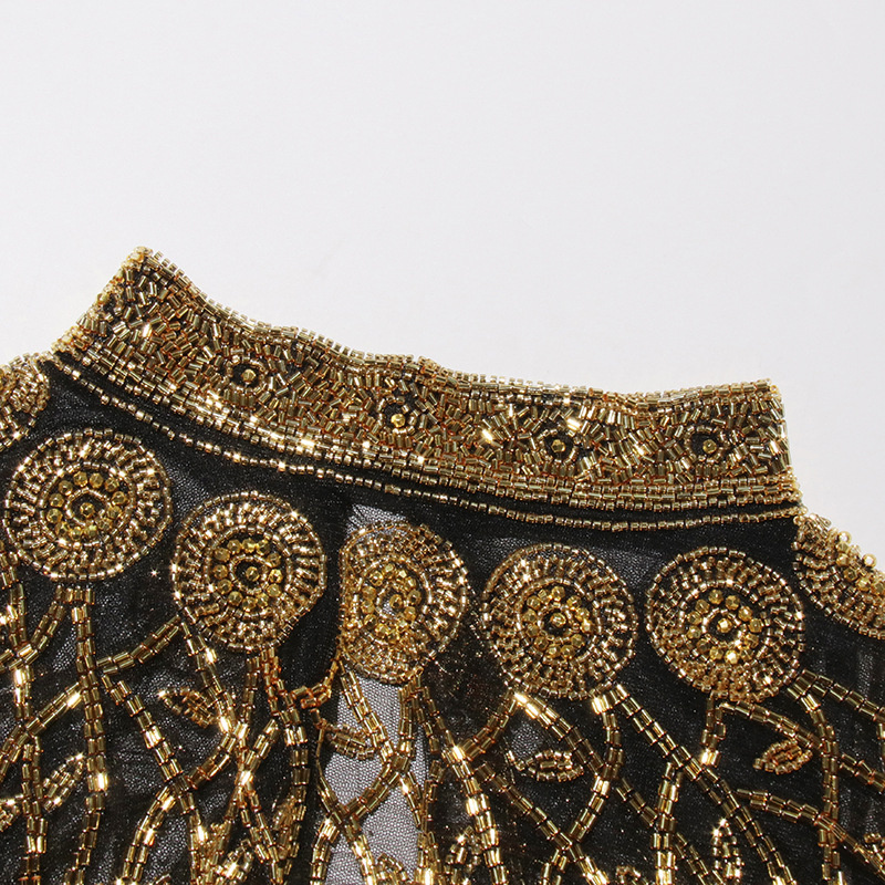 Heavy-duty Beaded Tassel Design Shawl Coat 6 Heavy-duty Beaded Tassel Design Shawl Coat - Image 6