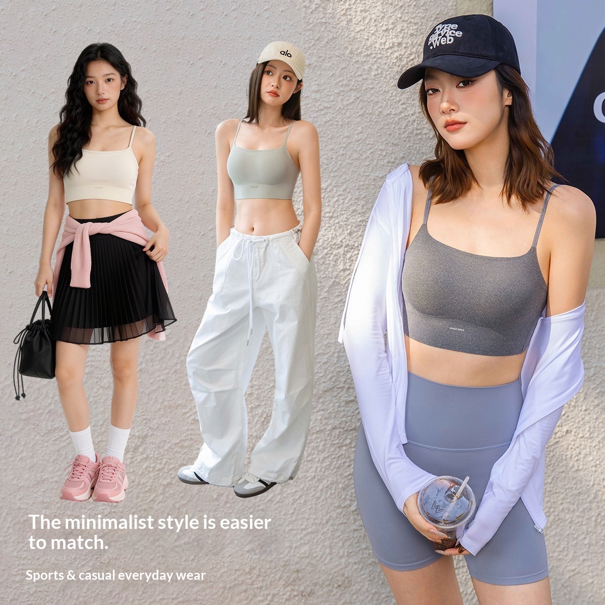 Ice-silk Cooling Camisole Seamless Support Stylish Back Design 2 Ice-silk Cooling Camisole Seamless Support Stylish Back Design - Image 2