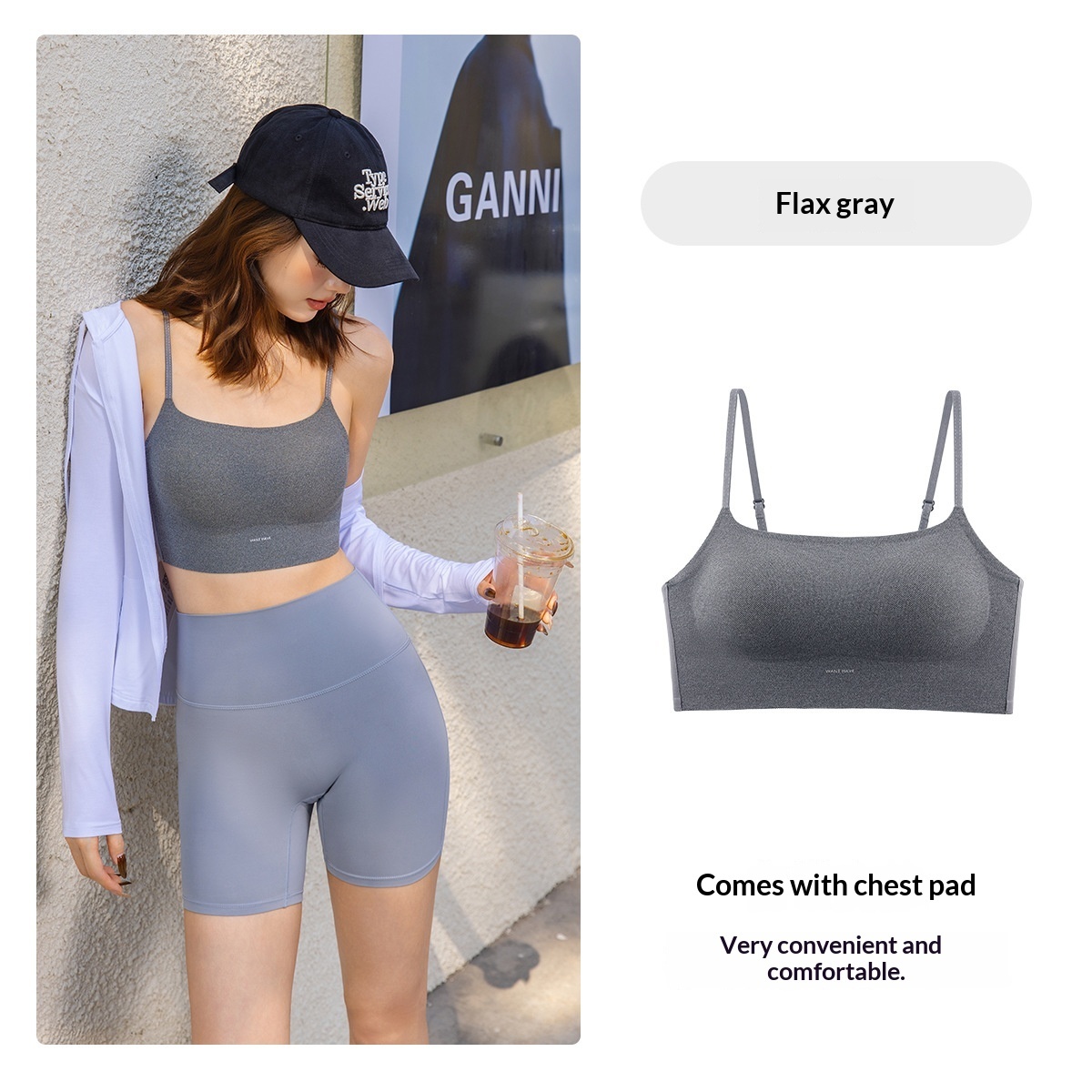 Ice-silk Cooling Camisole Seamless Support Stylish Back Design 6 Ice-silk Cooling Camisole Seamless Support Stylish Back Design - Image 6