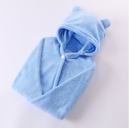 Cotton baby care hooded bath towel 10 Cotton baby care hooded bath towel - Image 10