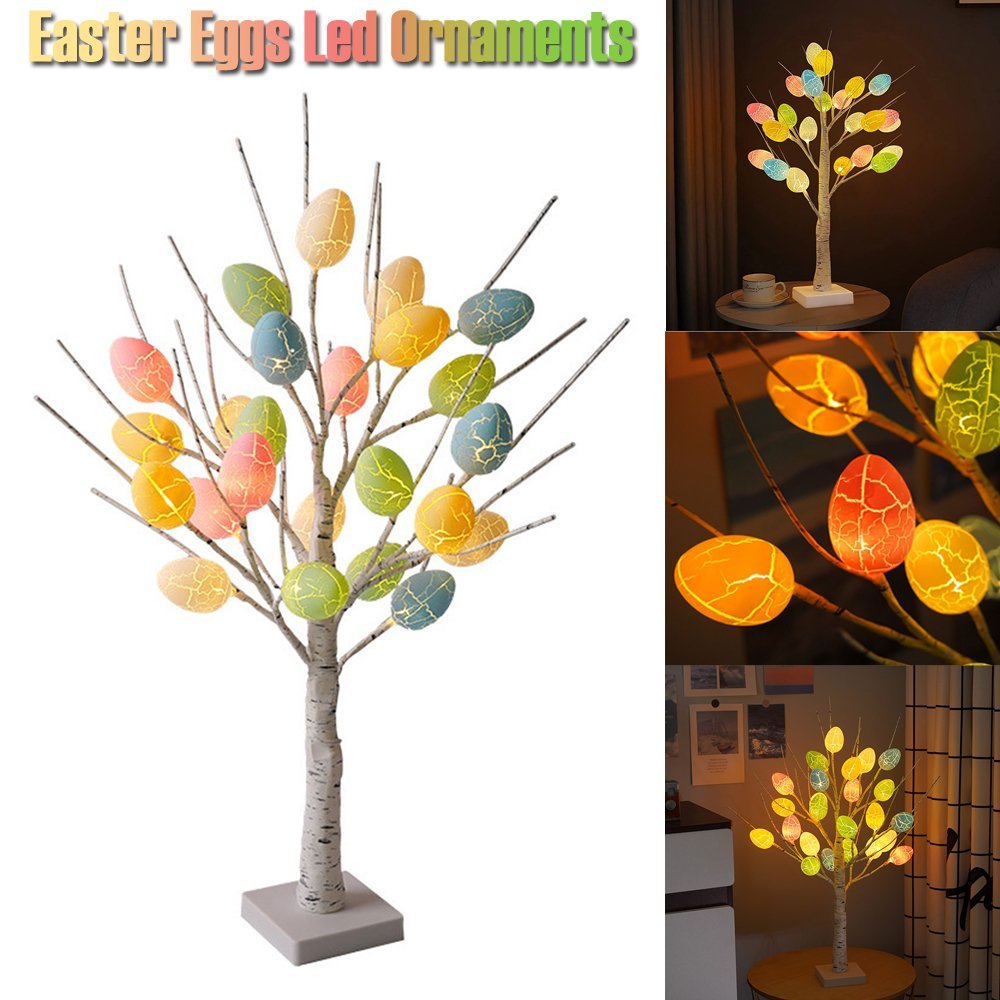Easter Decoration 60cm Birch Tree Home Easter Egg LED Light Gift Spring Party Tabletop Ornaments Light Easter Party Kids Gifts 6 Easter Decoration 60cm Birch Tree Home Easter Egg LED Light Gift Spring Party Tabletop Ornaments Light Easter Party Kids Gifts - Image 6