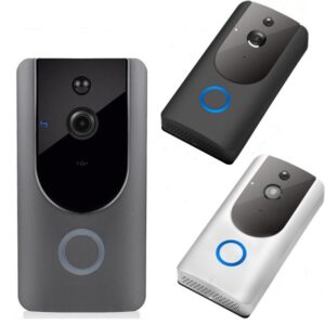 Smart WiFi Video Doorbell Camera with Chime & Night Vision | Wireless Security Intercom