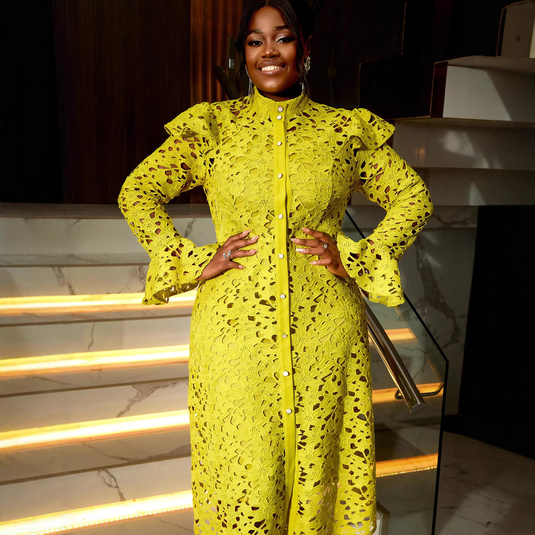 Lace Coat Half Turtleneck Cardigan Inner Wear Dress 8 Lace Coat Half Turtleneck Cardigan Inner Wear Dress - Image 8