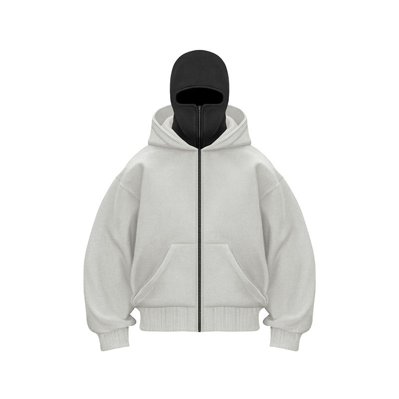 Men's And Women's Double-headed Zipper Hoodie 4 Men's And Women's Double-headed Zipper Hoodie - Image 4