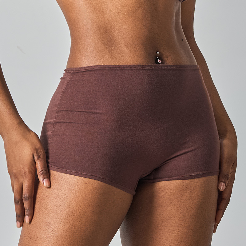 Pure Cotton Women's Boxer Briefs For Home And Yoga 4 Pure Cotton Women's Boxer Briefs For Home And Yoga - Image 4