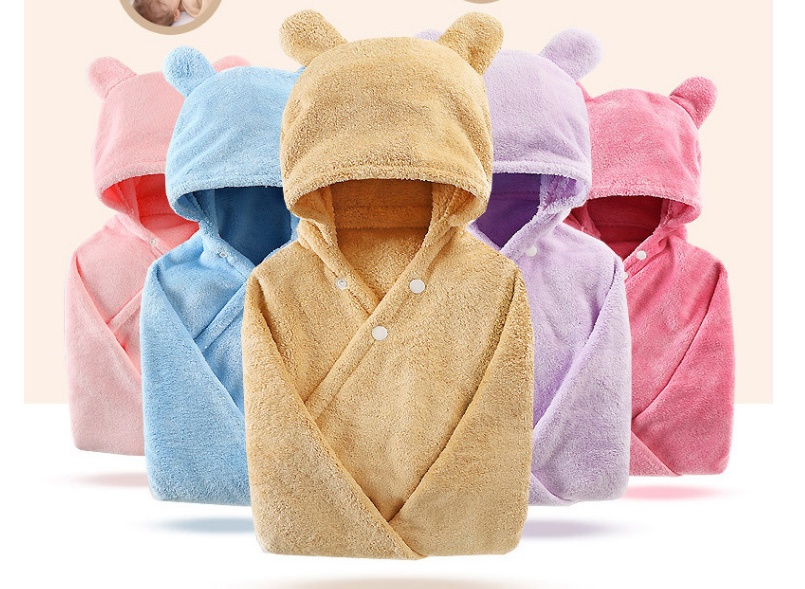 Cotton baby care hooded bath towel 7 Cotton baby care hooded bath towel - Image 7