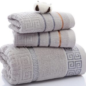 Three Piece Cotton Towel Set
