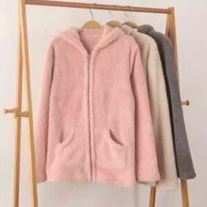 Thickened Coral Fleece & Soft Cotton Fleece Long-Sleeve Loungewear