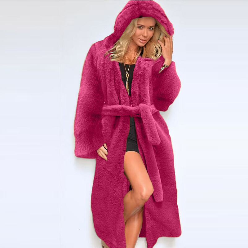 Thickened Long Faux Fur Parka-style Coat 3 Thickened Long Faux Fur Parka-style Coat - Image 3