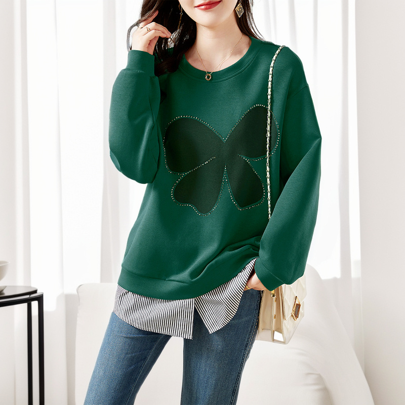 Fake Two Chinese Cotton Sweater Girls 5 Fake Two Chinese Cotton Sweater Girls - Image 5