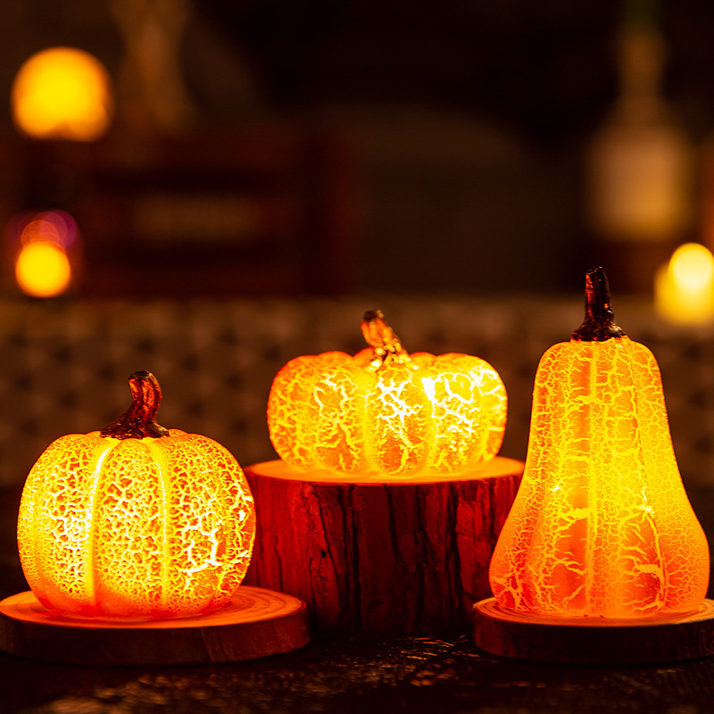 New Halloween Pumpkin Lantern Simulation Pumpkin LED Candle Lamp Resin Luminous Pumpkin 6 New Halloween Pumpkin Lantern Simulation Pumpkin LED Candle Lamp Resin Luminous Pumpkin - Image 6