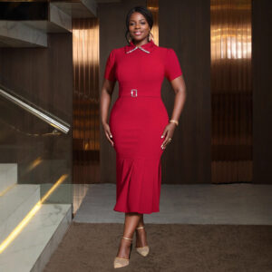 European And American Elegant Fashion Style Lapel Short Sleeve Dress