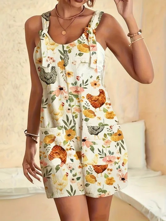 3D-printed Button-back Casual Suspender Pants 8 3D-printed Button-back Casual Suspender Pants - Image 8